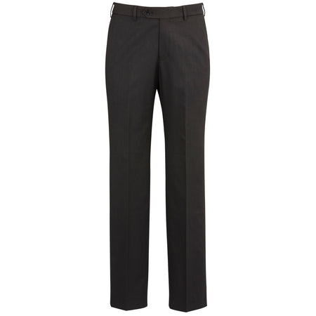Biz Corporates Mens Flat Front Pant (70112) (Clearance) - Ace Workwear