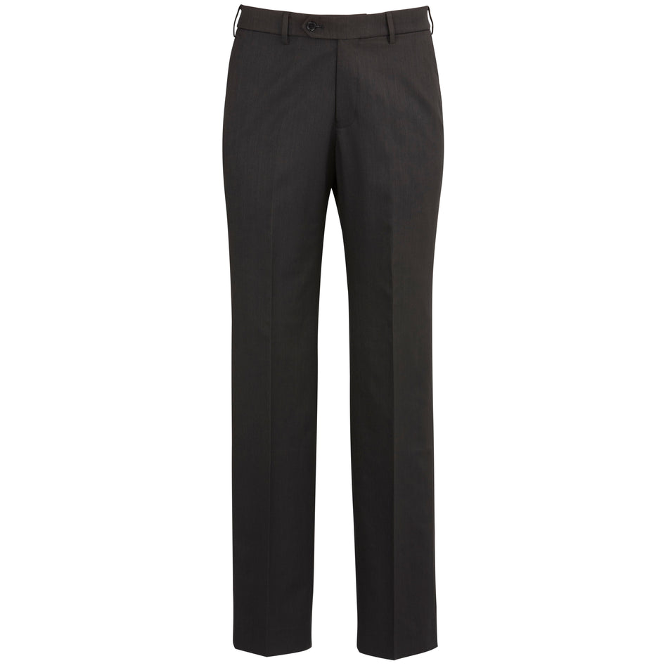 Biz Corporates Mens Flat Front Pant (70112) (Clearance) - Ace Workwear
