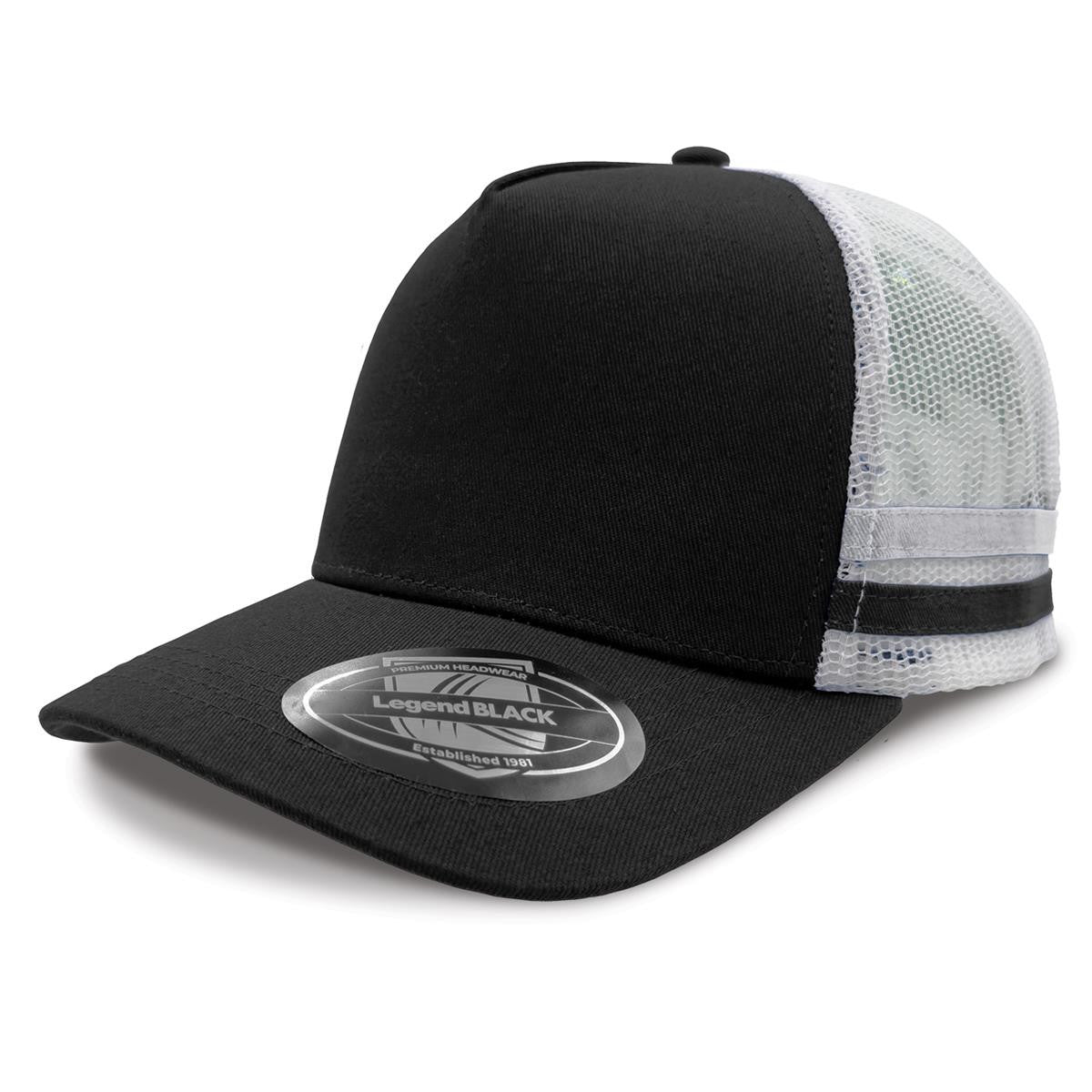 Striped Trucker Hat - Pack of 25 (7050) - Ace Workwear