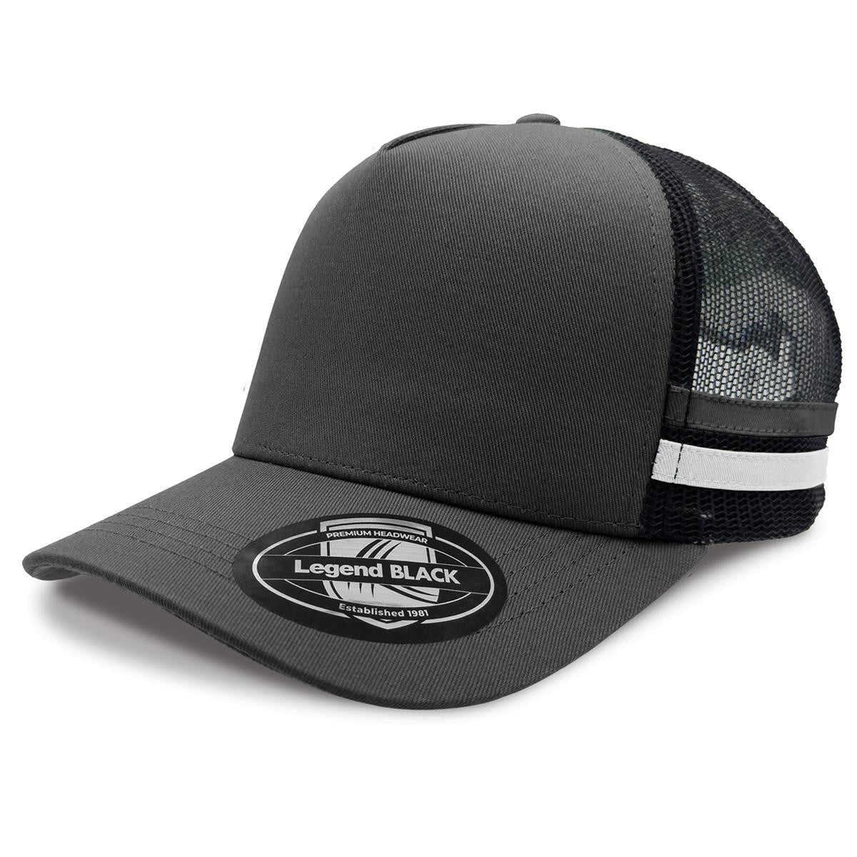 Striped Trucker Hat - Pack of 25 (7050) - Ace Workwear