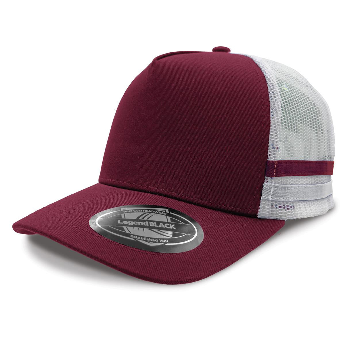 Striped Trucker Hat - Pack of 25 (7050) - Ace Workwear