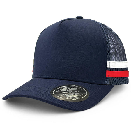 Striped Trucker Hat - Pack of 25 (7050) - Ace Workwear