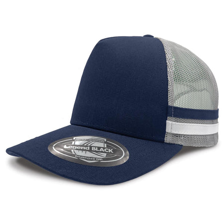 Striped Trucker Hat - Pack of 25 (7050) - Ace Workwear