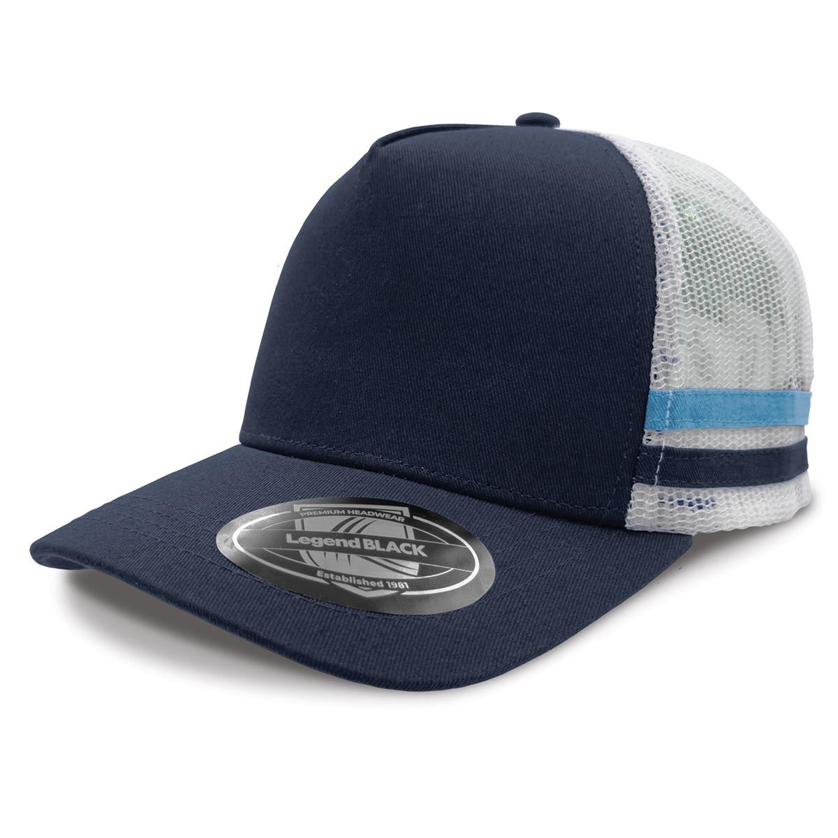 Striped Trucker Hat - Pack of 25 (7050) - Ace Workwear
