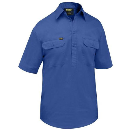 Bisley Closed Front Cool Lightweight Short Sleeve Shirt (BSC1820) - Ace Workwear