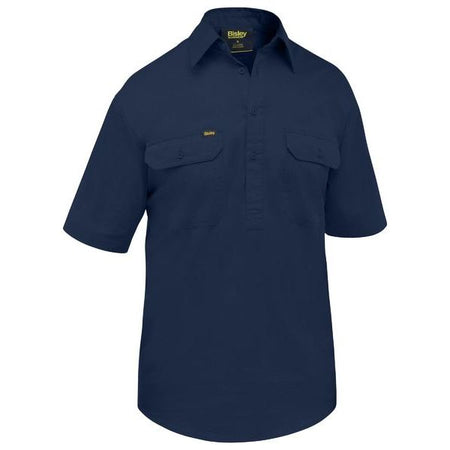 Bisley Closed Front Cool Lightweight Short Sleeve Shirt (BSC1820) - Ace Workwear