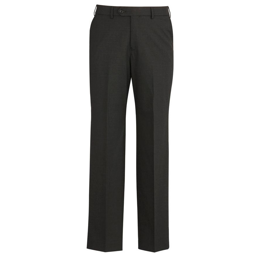 Biz Corporates Mens Flat Front Pant (74012) (Clearance) - Ace Workwear