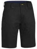 Bisley Mens Ripstop Vented Flat Front Work Short With Multi Purpose Pockets (BHS1474)