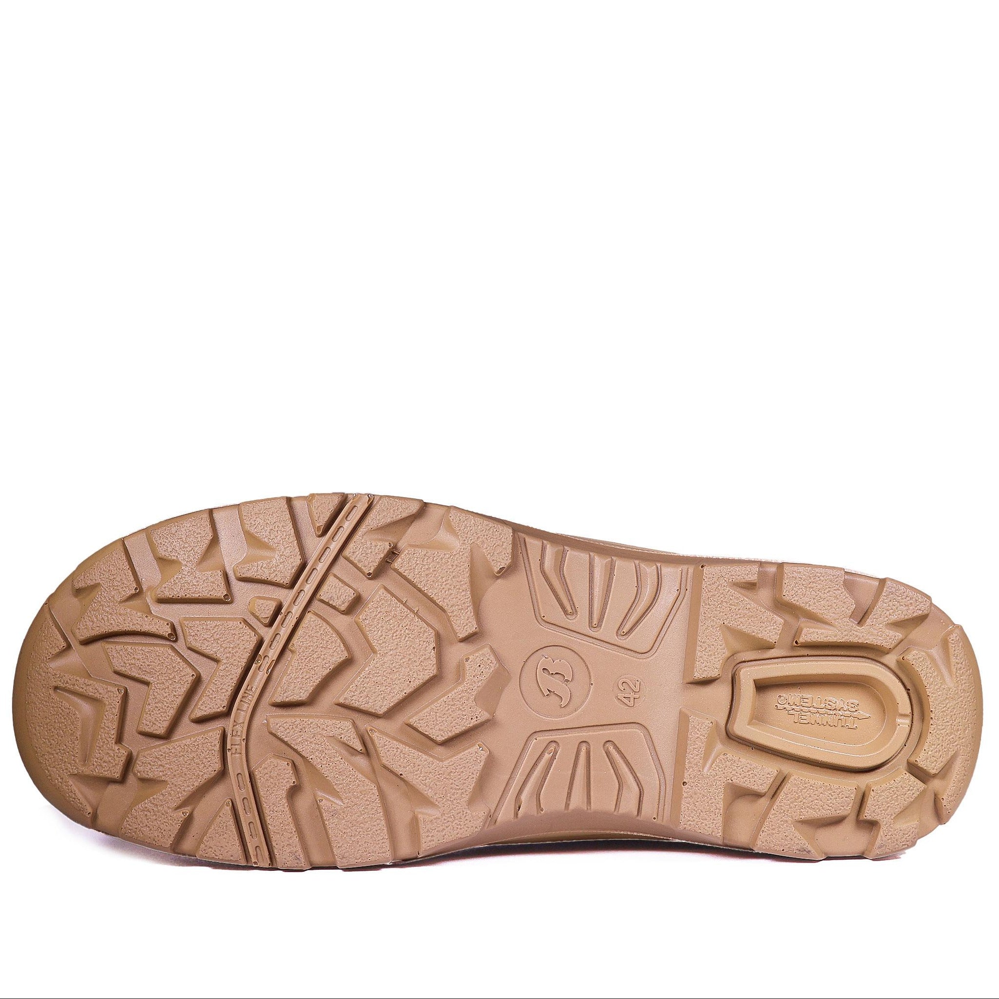 Bata Trademate Wheat Zip Sided Lace Up Safety Boot With Scuff Cap (804-88808) - Ace Workwear