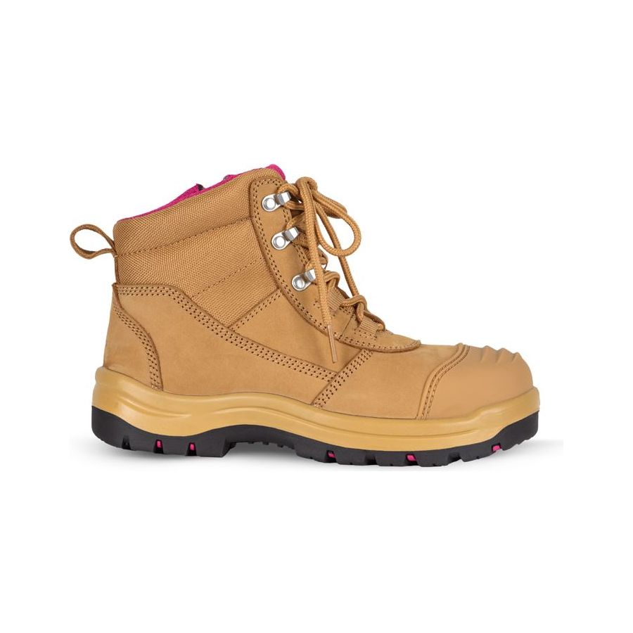 JB's Ladies Atrax Zip Sided Lace Up Safety Boot (9H9) (Pre Order) - Ace Workwear