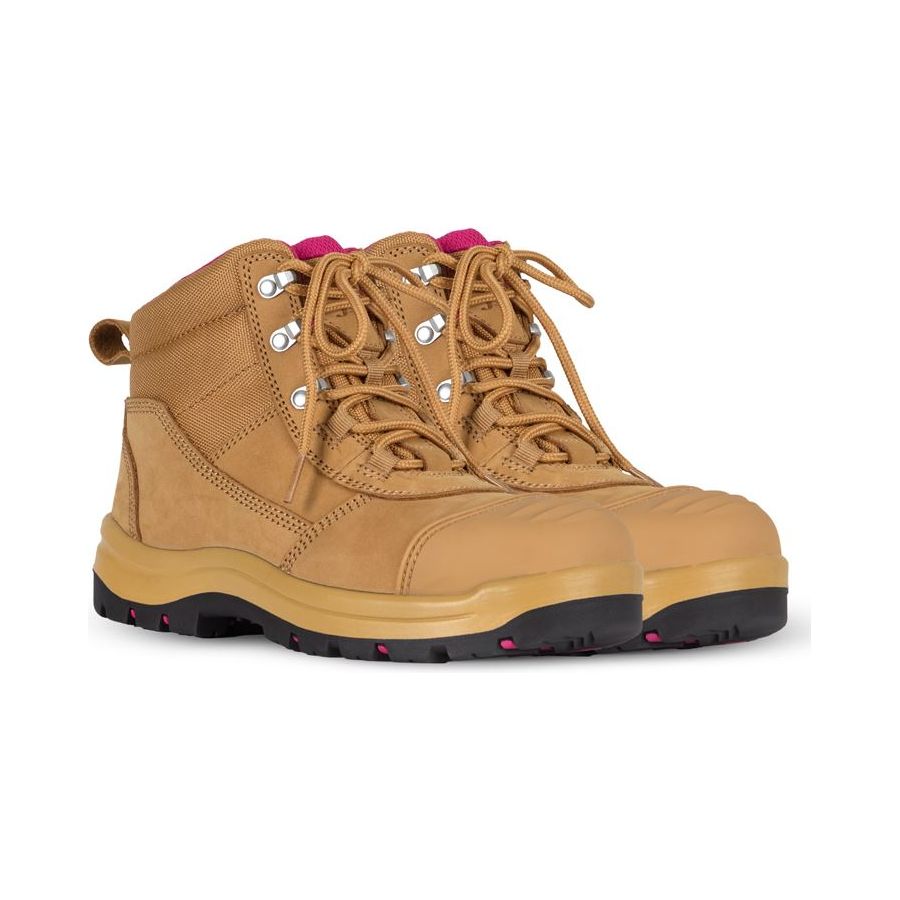 JB's Ladies Atrax Zip Sided Lace Up Safety Boot (9H9) (Pre Order) - Ace Workwear