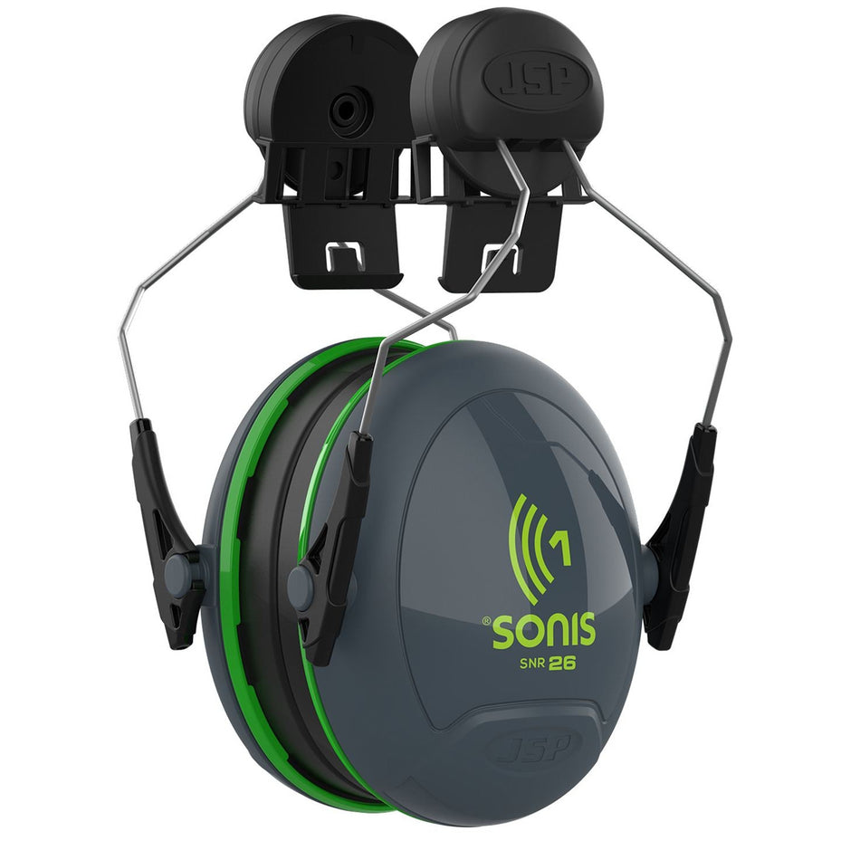 JSP Sonis1 Cap Attach Earmuffs Class 5 - 28db (AEB010-0CY-8AN) - Ace Workwear
