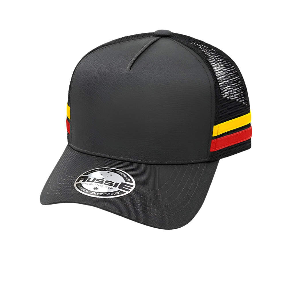 A-Frame Striped Trucker Cap - Pack of 25 (AH456) - Ace Workwear