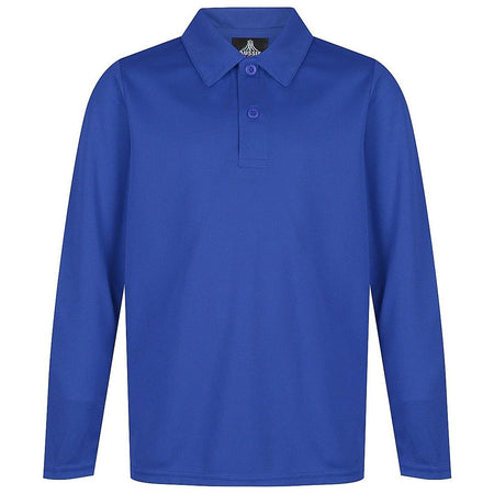 Aussie Pacific Botany L/S Kids Polo (3316) - Ace Workwear