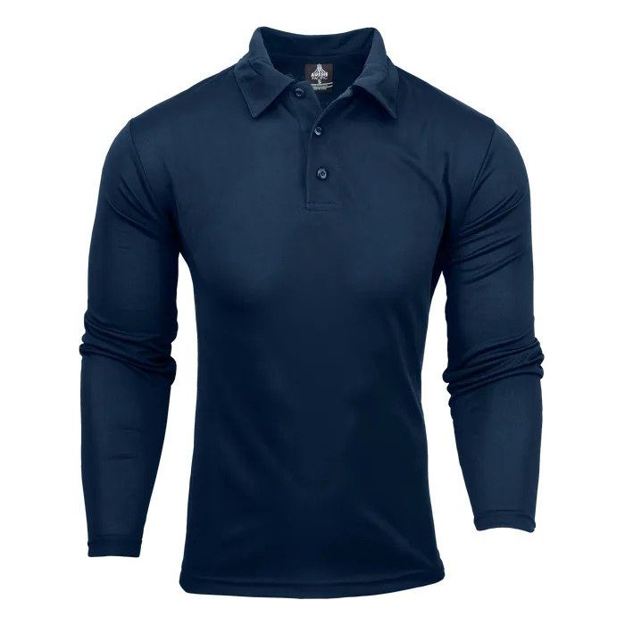 Aussie Pacific Botany L/S Mens Polo (1316) - Ace Workwear