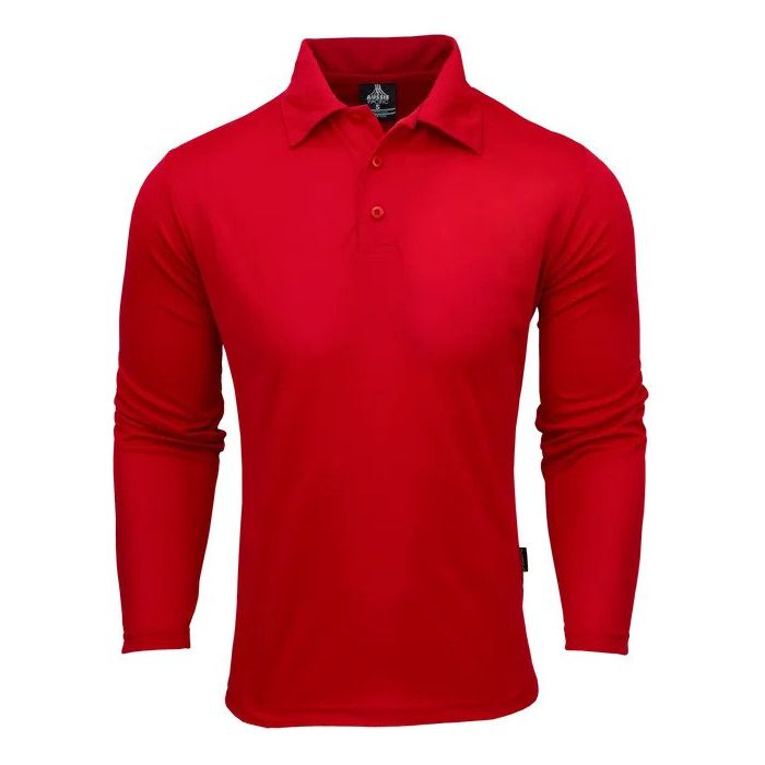 Aussie Pacific Botany L/S Mens Polo (1316) - Ace Workwear