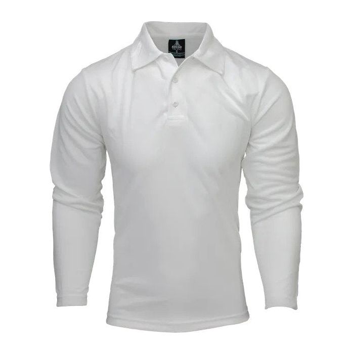 Aussie Pacific Botany L/S Mens Polo (1316) - Ace Workwear