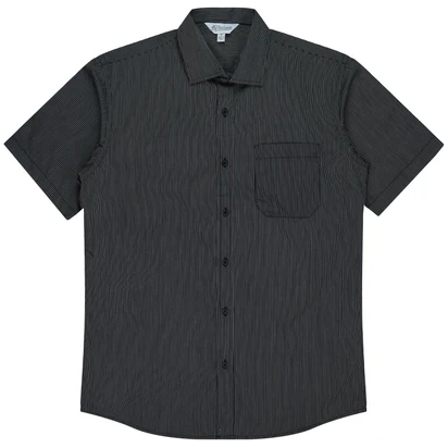 Aussie Pacific Henley Mens Short Sleeve Shirt (1900S) - Ace Workwear