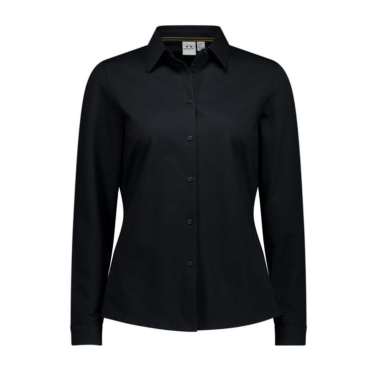 Biz Collection Womens Venture Long Sleeve Shirt (BS2619LL) - Ace Workwear