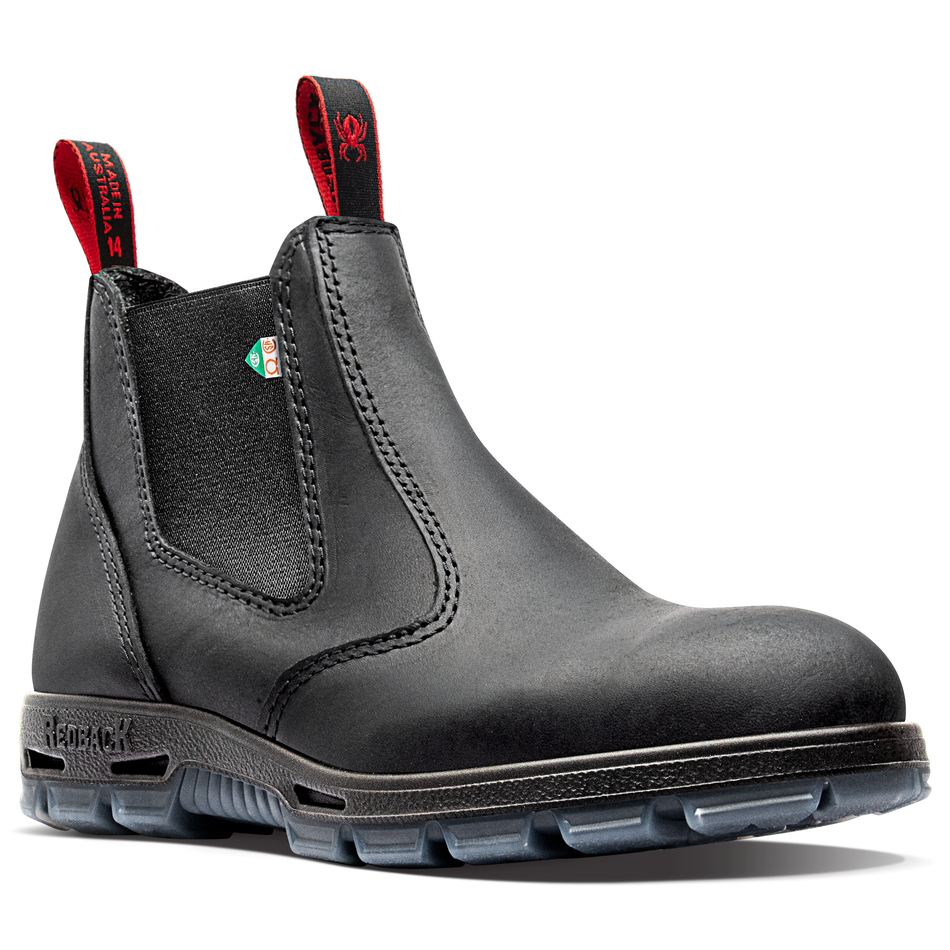 Redback Black Oil Kip Elastic Sided Bobcat Soft Toe Boot (UBBK) (Pre Order) - Ace Workwear