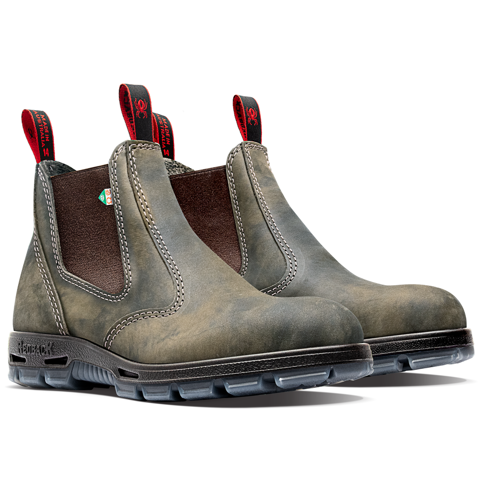 Redback Iron Bark Elastic Sided Bobcat Safety Toe Boot (USBIB) (Pre Order) - Ace Workwear