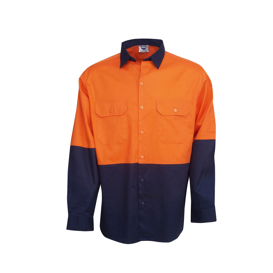 Bluewhale Hi Vis Cotton Drill Shirt (C83)