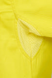 Tradesman Hi Vis Long Sleeve Closed Front Cotton Drill Shirt With Reflective Tape (CF74)