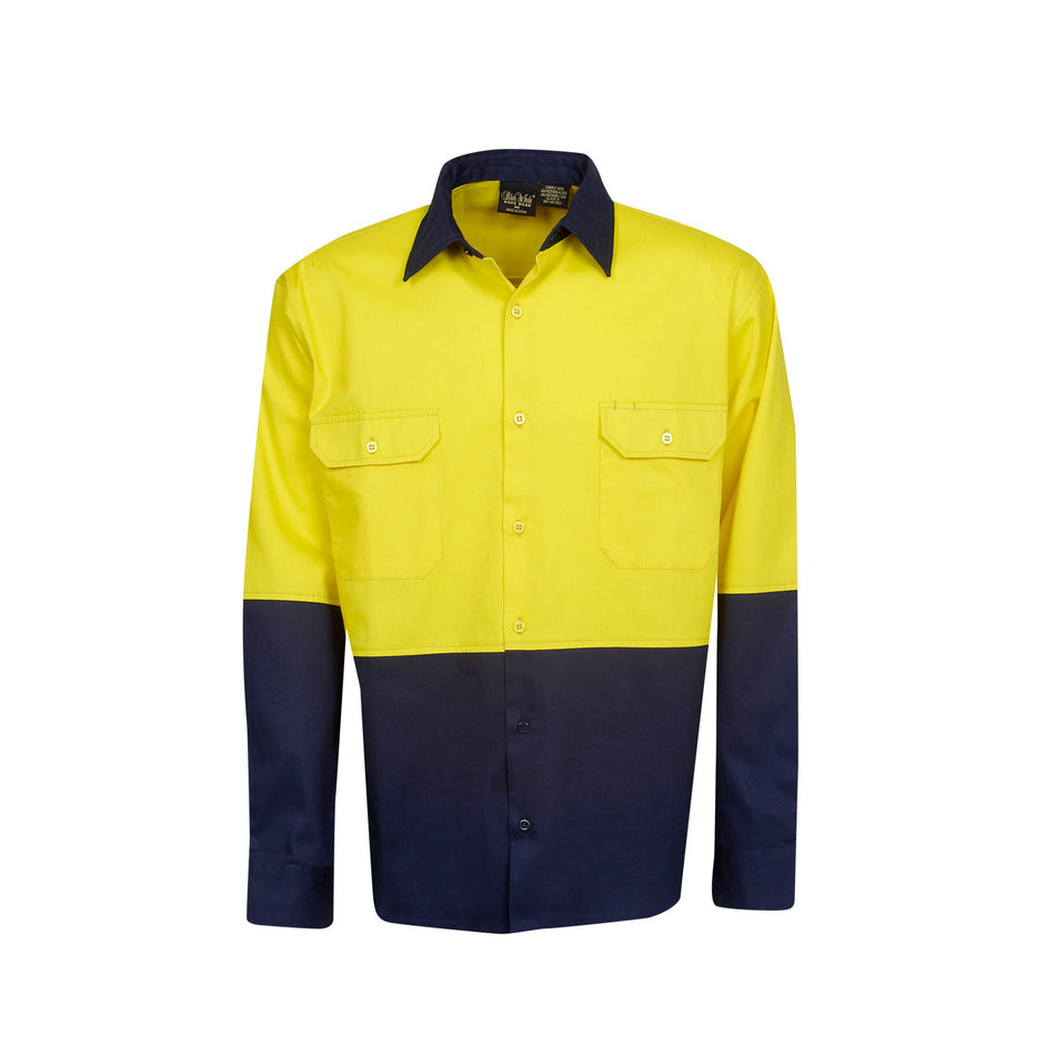 Bluewhale Hi Vis Cotton Drill Shirt (C83)