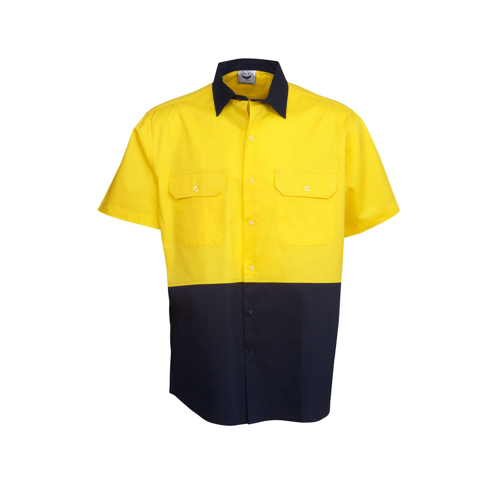 Bluewhale Hi Vis Cotton Drill Shirt (C84)