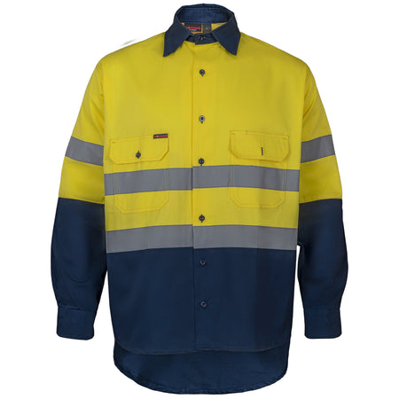 Hi Vis Cut Resistant Kevlar Sleeve Shirt With Tape - Ace Workwear