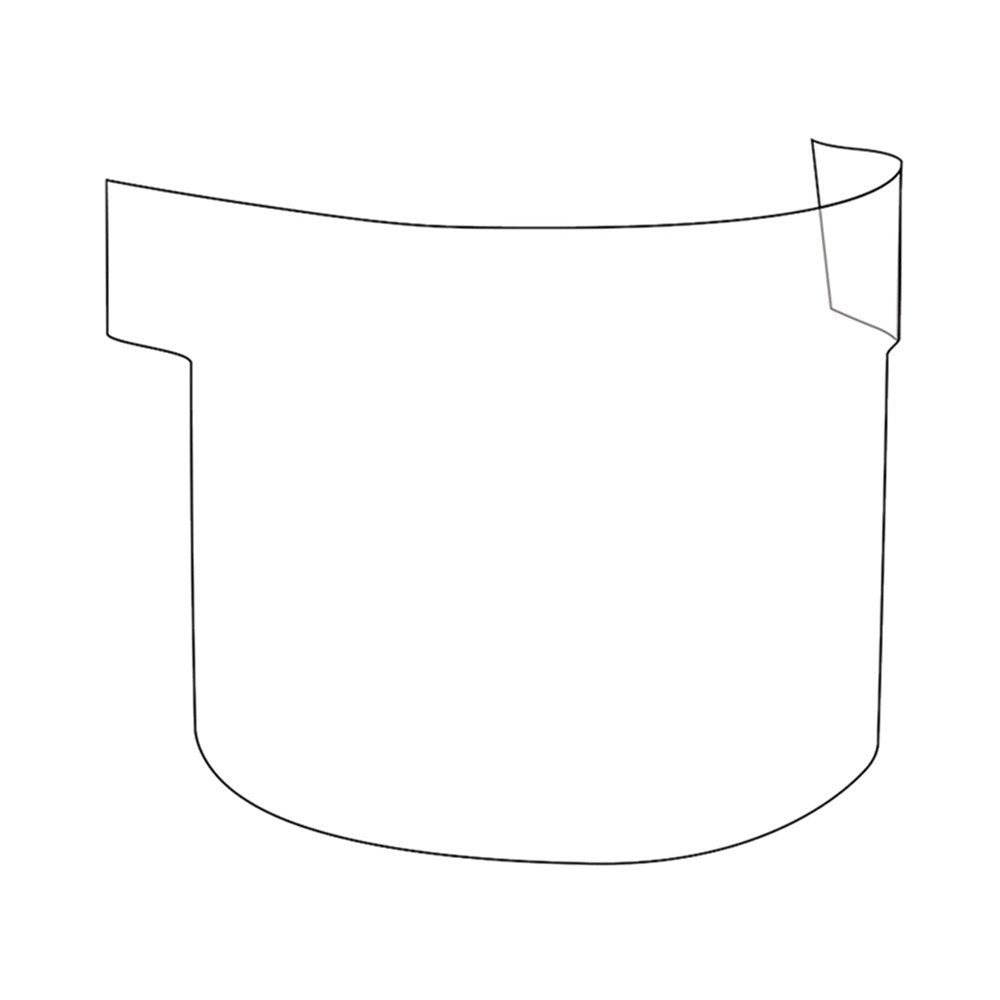 JSP Replacement Peel-Off Polycarbonate Visor Cover For Powercap Infinity - Pack of 10 (CAU180-000-000) - Ace Workwear
