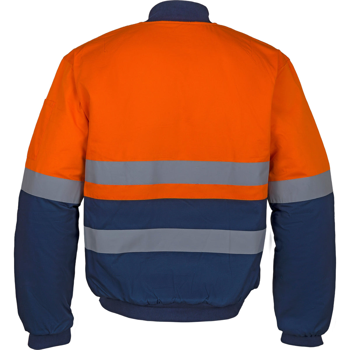 Tradesman Hi Vis Cotton Drill Bomber Jacket With Reflective Tape (CJ20) - Ace Workwear