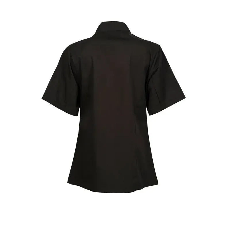Workcraft Chefscraft Womens Lightweight Executive Short Sleeve Chefs Lightweight Jacket (CJL22) - Ace Workwear
