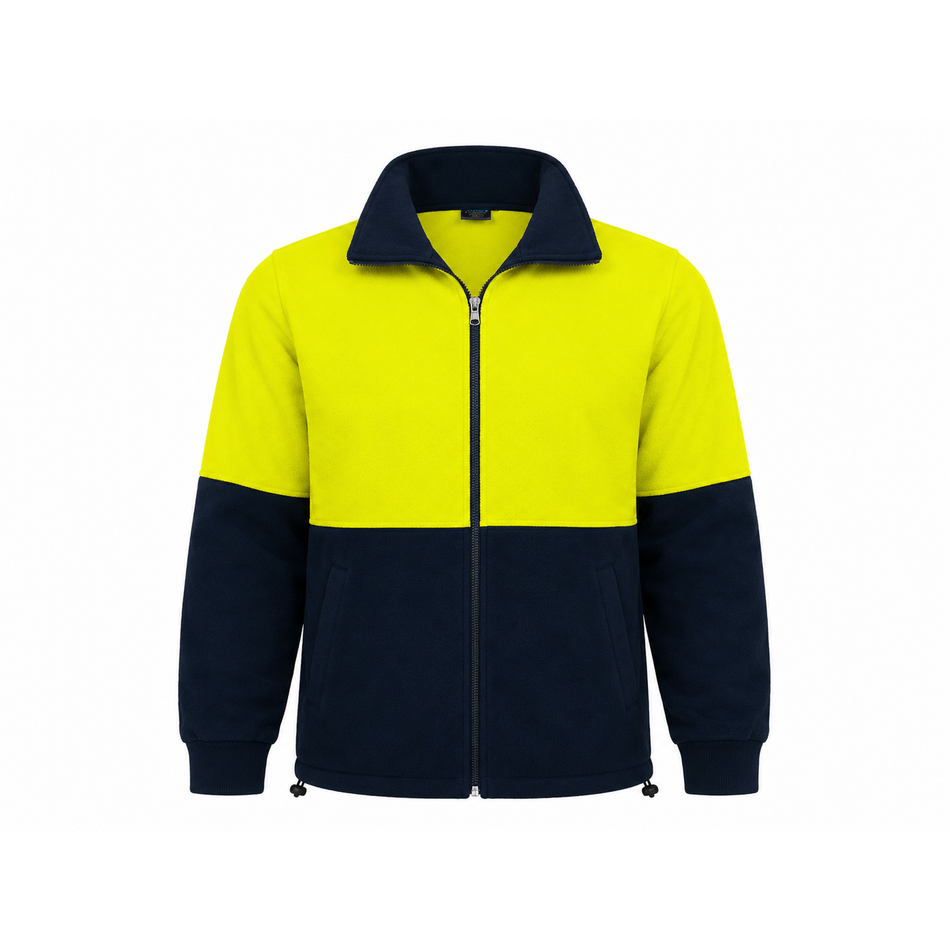 Hi Vis Full Zip Polar Fleece Adults (Clearance) - Ace Workwear