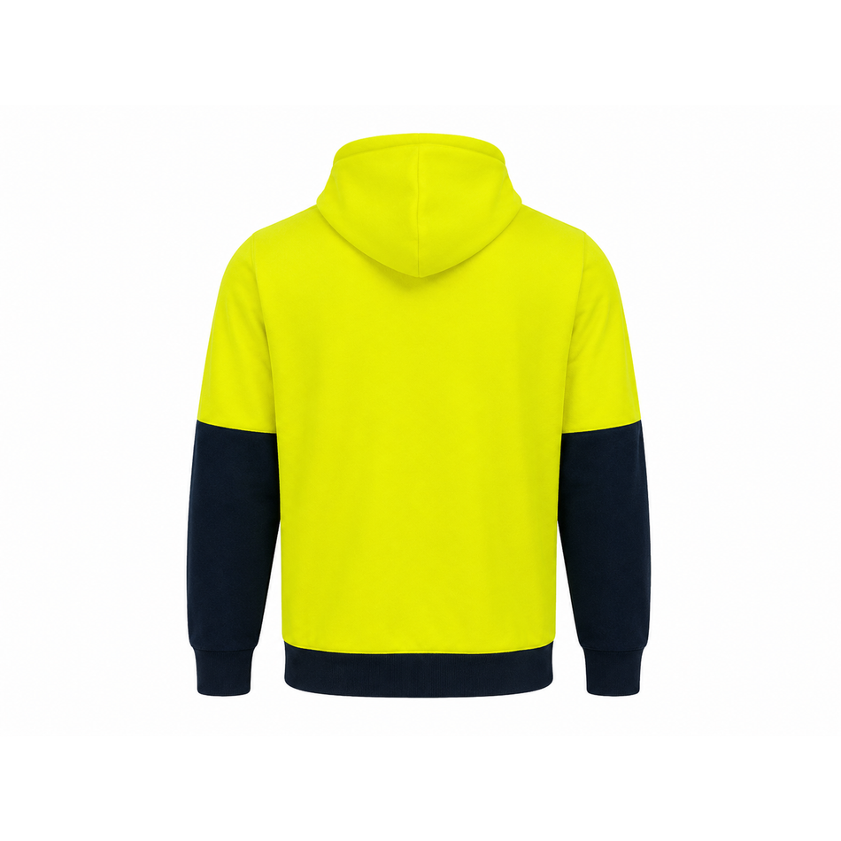 Hi Vis Full Zip Hood Polar Fleece Adults (Clearance) - Ace Workwear
