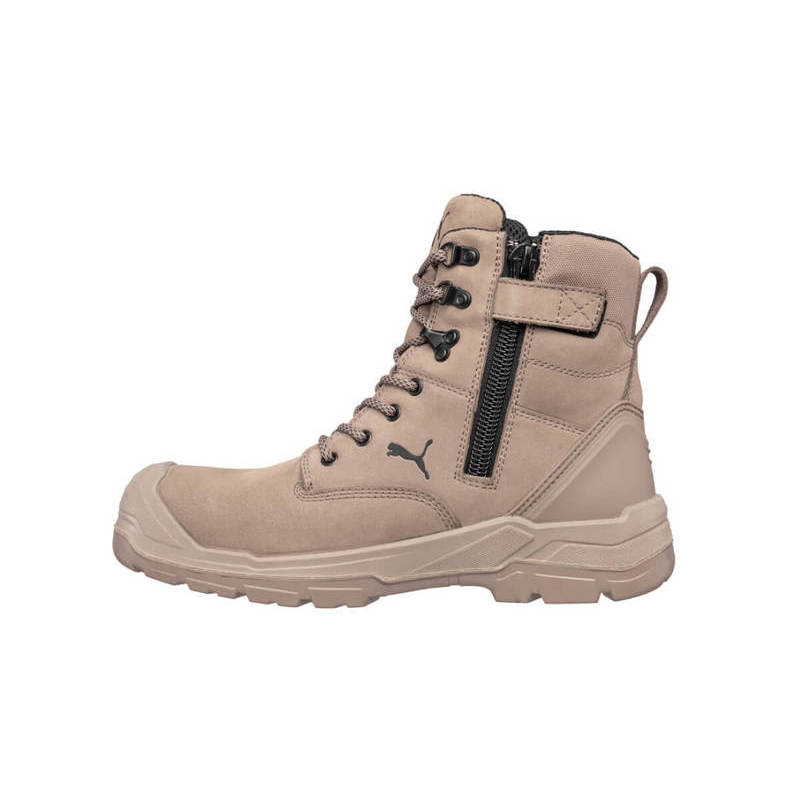 Puma Scuff Cap Range Conquest Fibreglass Toe Lace Up Zip Sided Safety Boot (630777) (Pre Order) - Ace Workwear