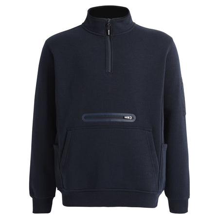 Winning Spirit Unisex Premium Fleece Half Zip Work Sweat (FL15) - Ace Workwear