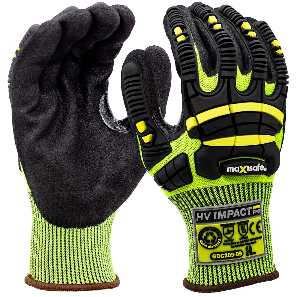 Maxisafe G-Force Hi-Vis Impact Cut D (GDC209) (Carton of 72)