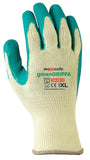 Maxisafe Green Grippa Knitted Poly Cotton Glove With Green Latex Palm (Carton of 120 Pairs) (GGL106)