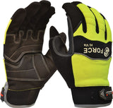 Maxisafe G-Force Hi-Vis Mechanics Glove, Full Finger (Carton of 120) (GMY277)