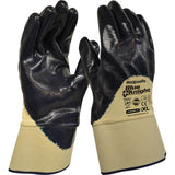 Maxisafe Blue Knight Nitrile 3/4 Dipped Glove with Safety Cuff - XLarge (Carton of 120) (GNB198-10)