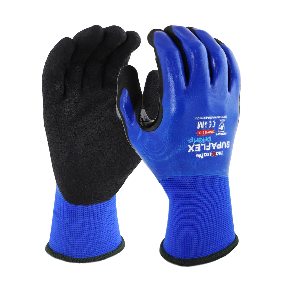 Maxisafe Supaflex DriGrip Liquid Resistant Glove (GNW166) (Carton of 120)