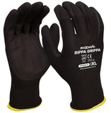 Maxisafe 'Rippa Grippa' Black Nitrile Coated Synthetic Glove (Carton of 120 Pairs) (GPN228)