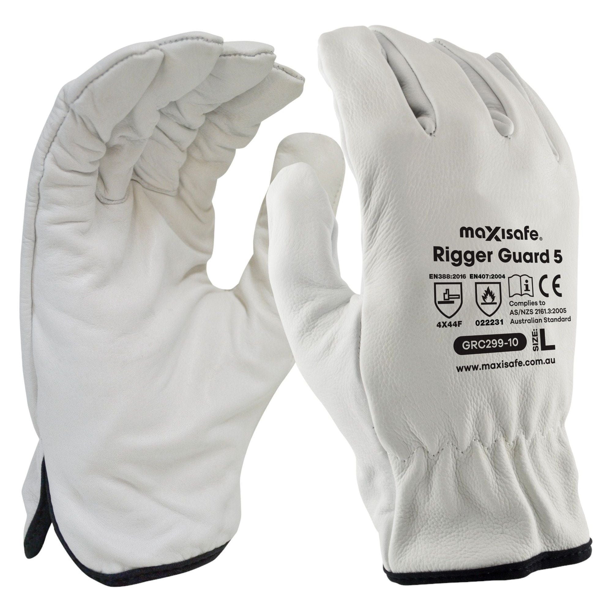 Maxisafe 'Rigger Guard 5' Cut Resistant Glove - Pack of 12 (GRC299 ...