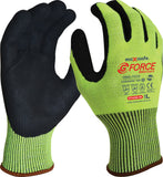 Maxisafe G-Force Hi-Vis Cut D Glove (Pack of 12 Pairs) (GTH238)