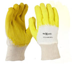 Maxisafe Economy Yellow Latex Glass Gripper Glove (Carton of 120 Pairs) (GYL108e)