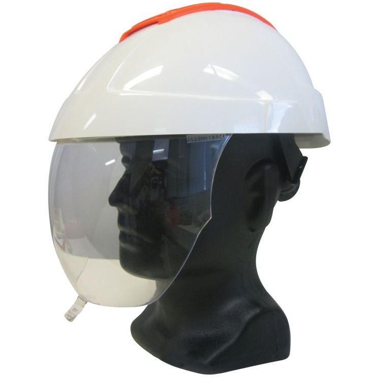 Maxisafe E-MAN 4000 Helmet with Clear Visor & Chinstrap (HEM569)