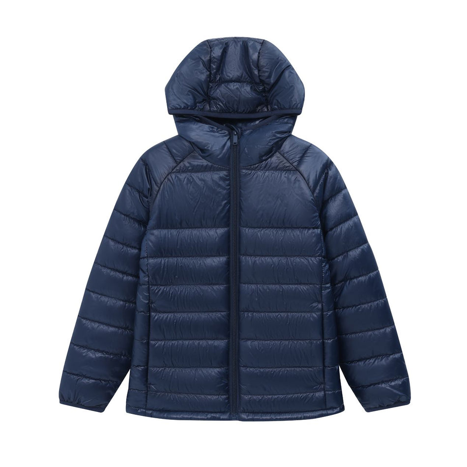 Winning Spirit Kids Sustainable Lightweight Hooded Puffer Jacket (JK67K)