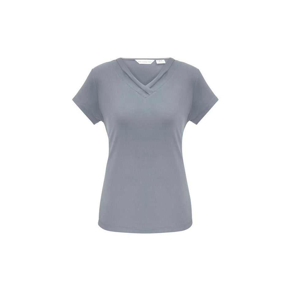 Biz Collection Womens Lana Short Sleeve Top (K819LS) (Clearance) - Ace Workwear