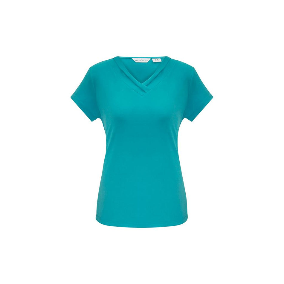 Biz Collection Womens Lana Short Sleeve Top (K819LS) (Clearance) - Ace Workwear